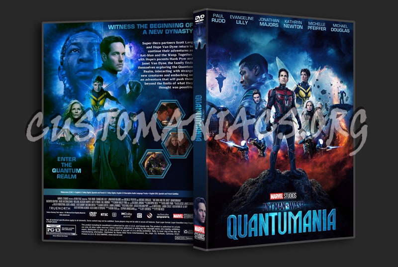 Ant-Man And The Wasp: Quantumania dvd cover