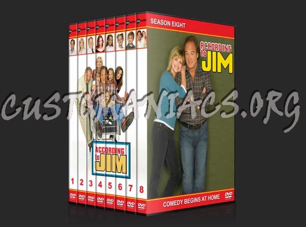 According to Jim - The Complete Series (spanning spine) dvd cover