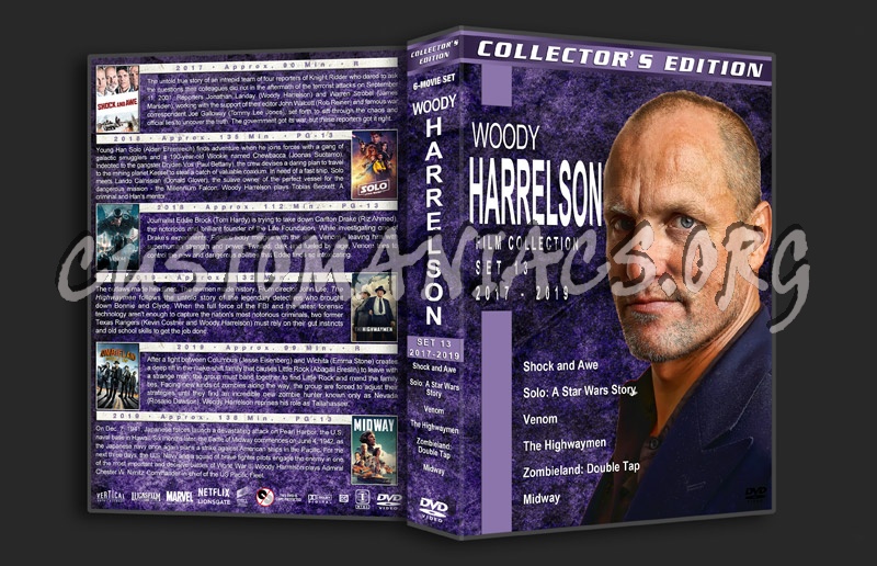 Woody Harrelson Film Collection - Set 13 (2017-2019) dvd cover