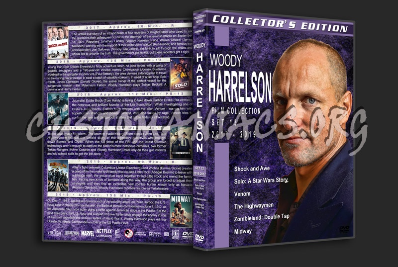 Woody Harrelson Film Collection - Set 13 (2017-2019) dvd cover