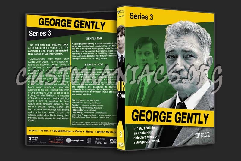 George Gently - The Complete Series (spanning spine) dvd cover