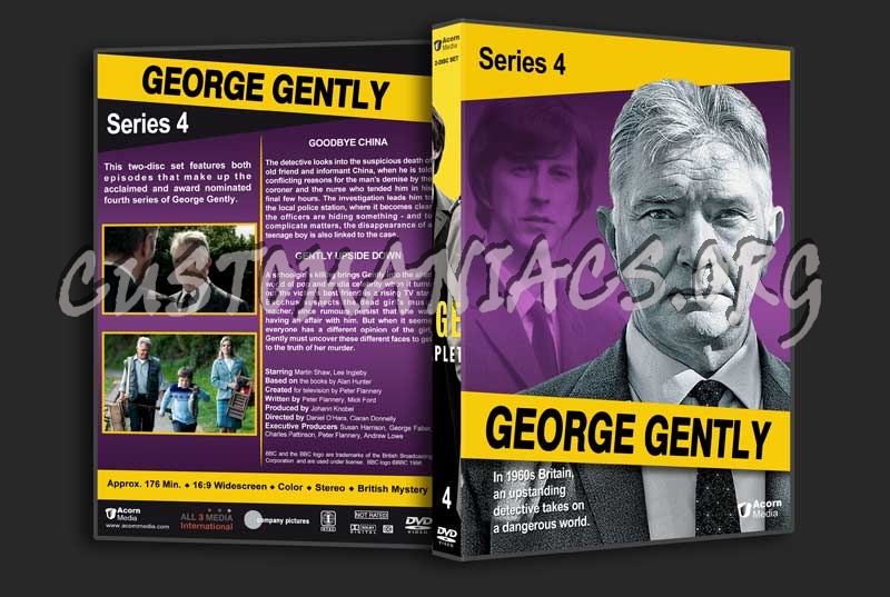 George Gently - The Complete Series (spanning spine) dvd cover