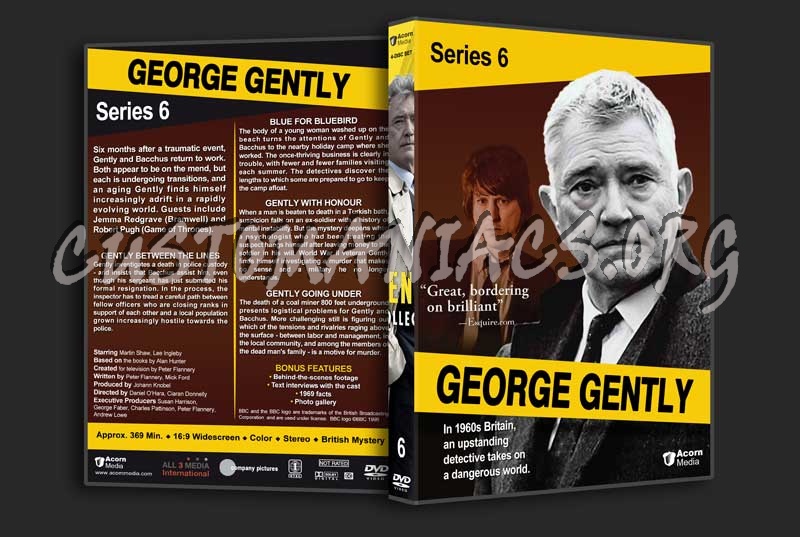 George Gently - The Complete Series (spanning spine) dvd cover