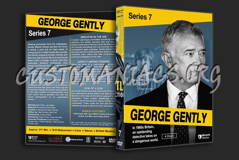 George Gently - The Complete Series (spanning spine) dvd cover