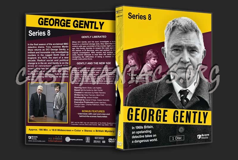 George Gently - The Complete Series (spanning spine) dvd cover