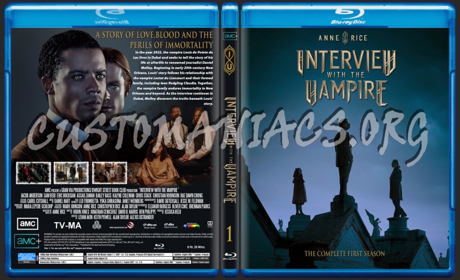 Interview With The Vampire Season 1 blu-ray cover