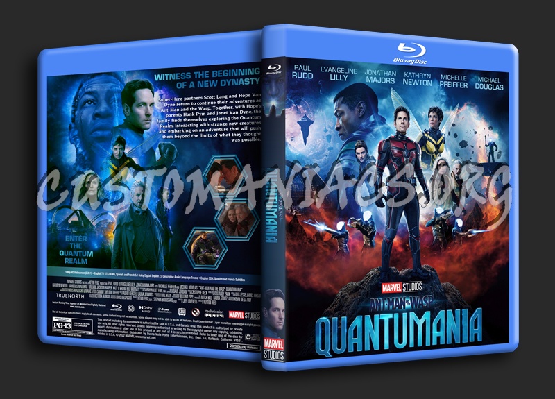 Ant-Man And The Wasp: Quantumania dvd cover