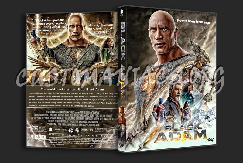 Black Adam dvd cover