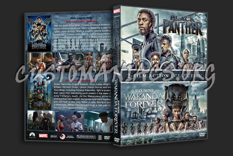 Black Panther Double Feature dvd cover