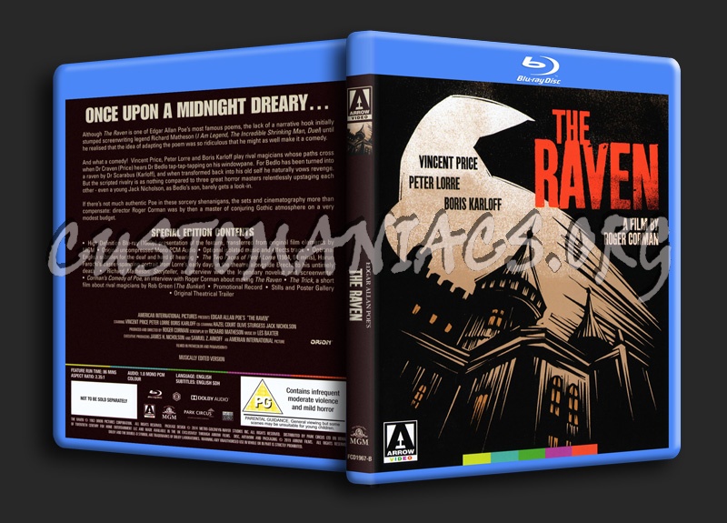 The Raven blu-ray cover