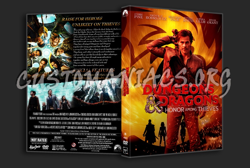 Dungeons & Dragons: Honor Among Thieves dvd cover