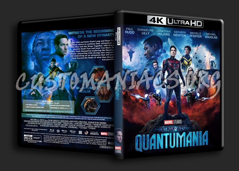 Ant-Man And The Wasp: Quantumania 4k dvd cover