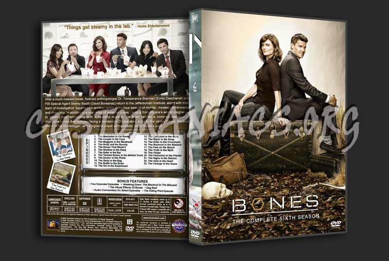 Bones - The Complete Series (spanning spine) dvd cover