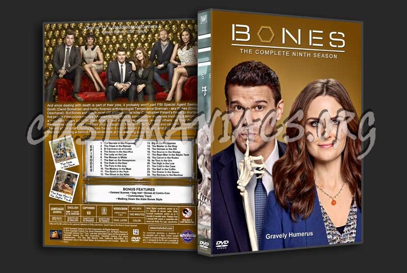 Bones - The Complete Series (spanning spine) dvd cover