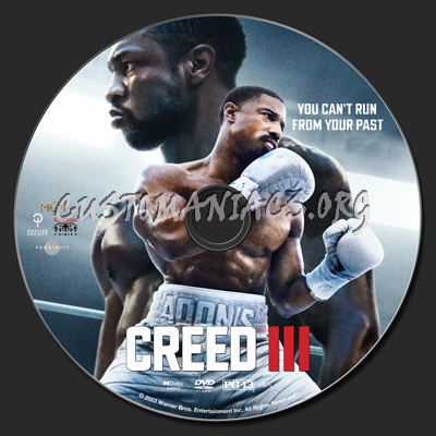 Creed III dvd label