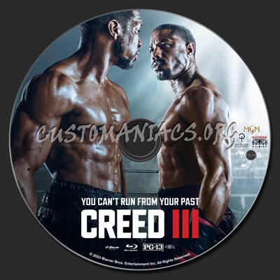 Creed III blu-ray label