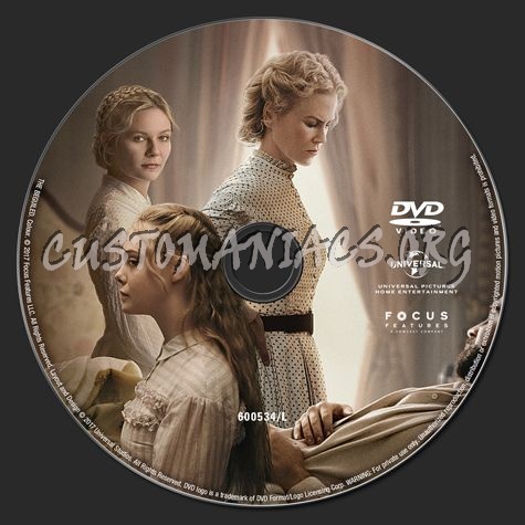 The Beguiled dvd label
