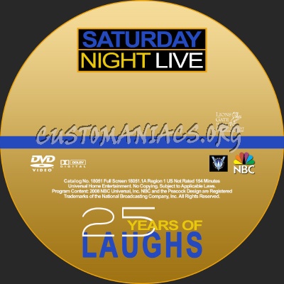 25 Years of Music Set-Gold dvd label