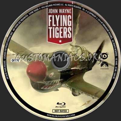 Flying Tigers (1942) blu-ray label