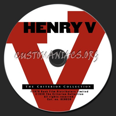 041 - Henry V dvd label
