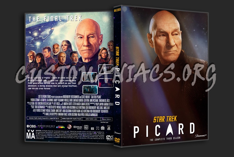 Star Trek Picard Season 3 dvd cover