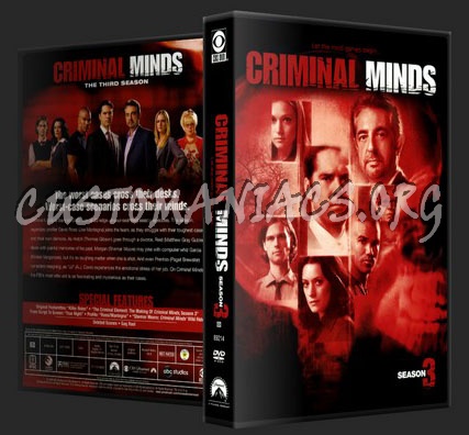 Criminal Minds Season 3 dvd cover