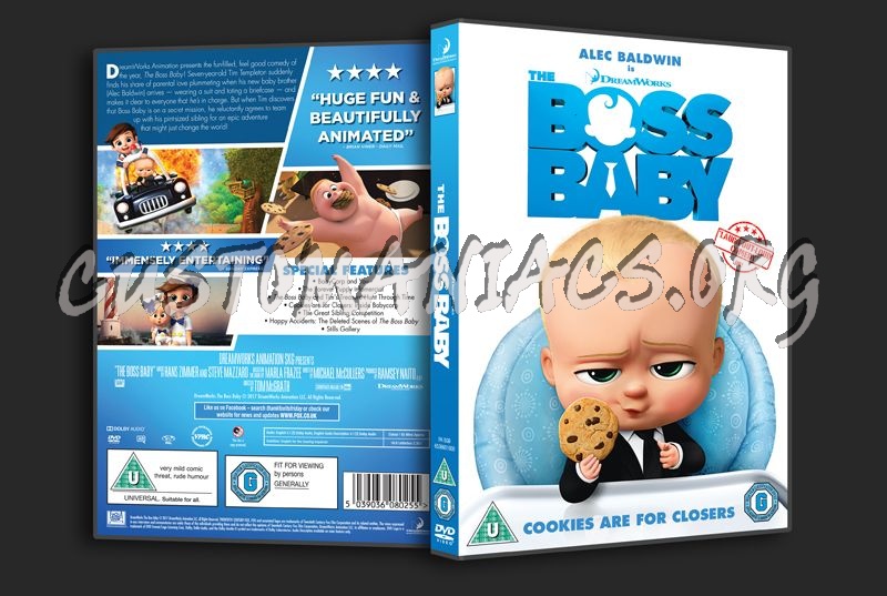 The Boss Baby dvd cover