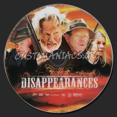 Disappearances dvd label