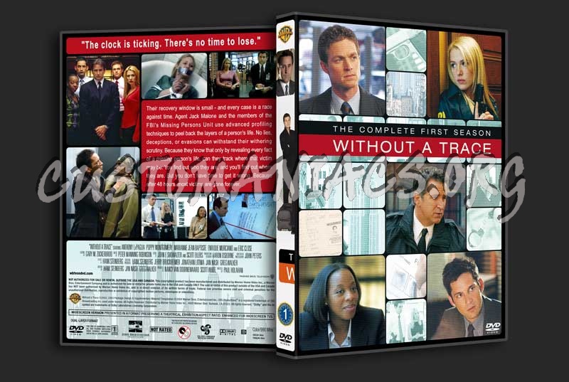 Without a Trace- The Complete Series (spanning spine) dvd cover