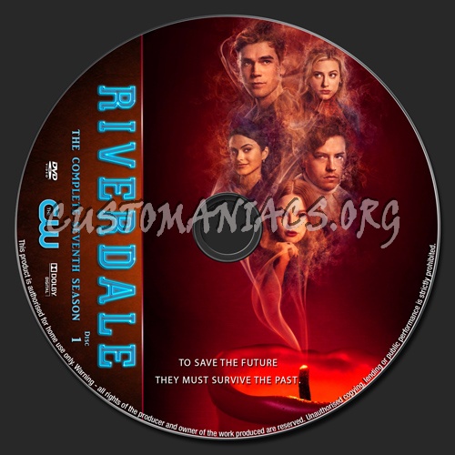 Riverdale Season 7 dvd label