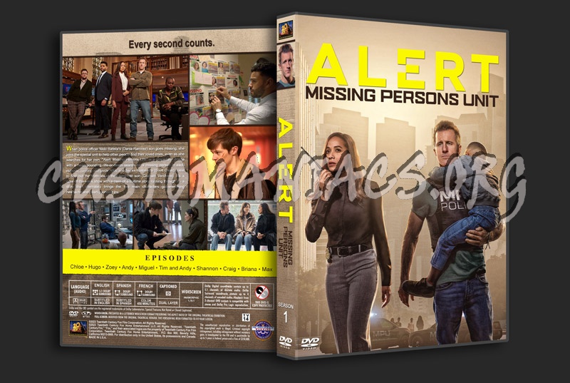 Alert - Season 1 dvd cover