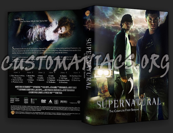 Supernatural Season 1 dvd cover