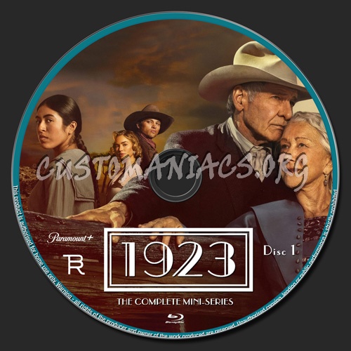 1923 Season 1 blu-ray label