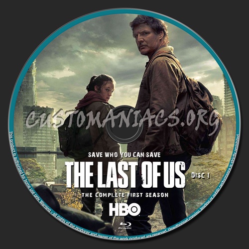 The Last Of Us Season 1 blu-ray label