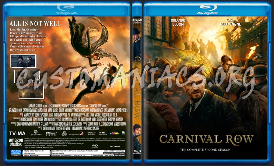 Carnival Row Season 2 blu-ray cover