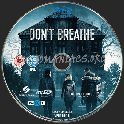 Don't Breathe (2016) blu-ray label