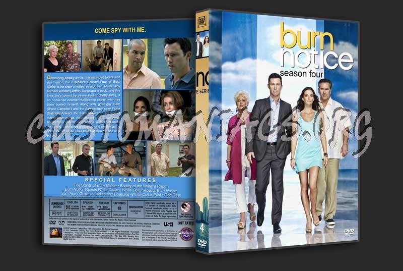 Burn Notice - The Complete Series (spanning spine) dvd cover