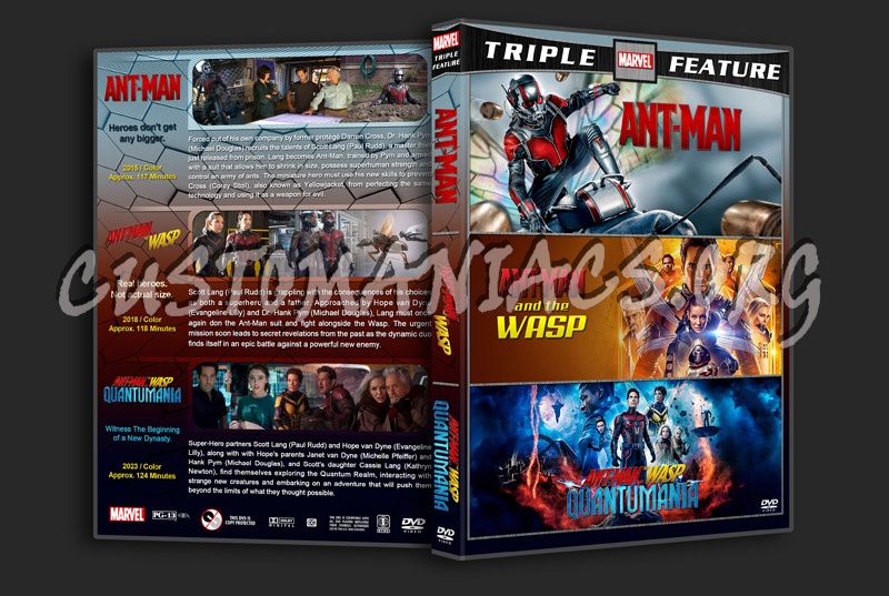 Ant-Man Triple Feature dvd cover