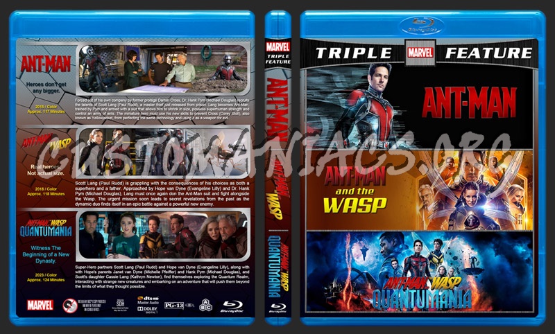 Ant-Man Triple Feature r blu-ray cover