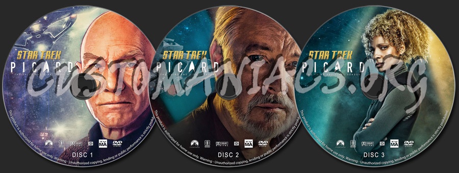 Star Trek: Picard - Season 3 dvd label