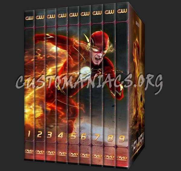 The Flash complete series with spine dvd cover