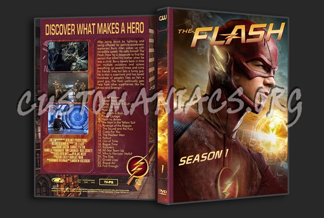 The Flash complete series with spine dvd cover