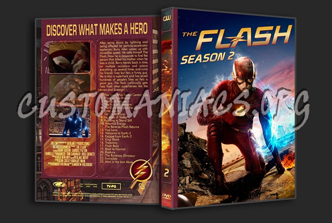 The Flash complete series with spine dvd cover