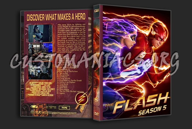 The Flash complete series with spine dvd cover