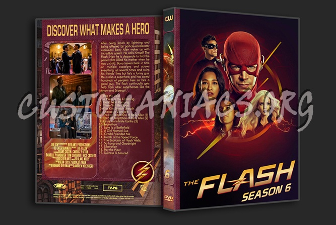 The Flash complete series with spine dvd cover