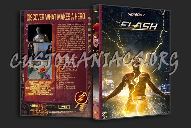 The Flash complete series with spine dvd cover