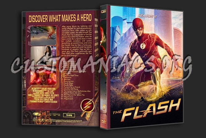 The Flash complete series with spine dvd cover