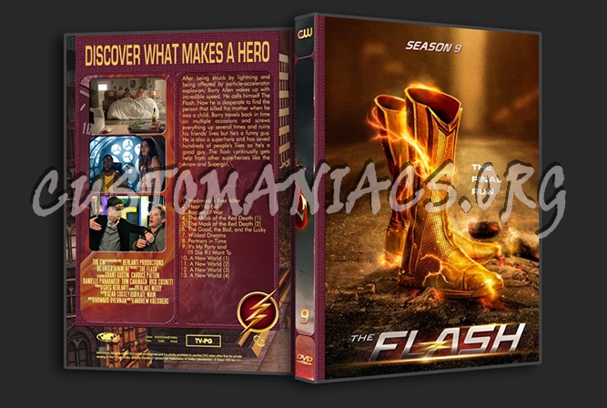 The Flash complete series with spine dvd cover