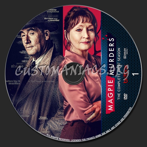 Magpie Murders Season 1 dvd label