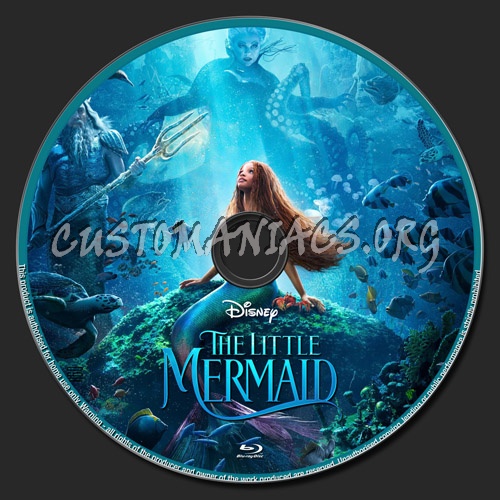 The Little Mermaid blu-ray label